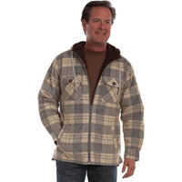 Scully Western Jacket Mens Lined Corduroy Plaid XL Blue Tan F0_5331