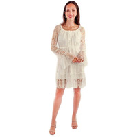Scully Women's Allover Lace Tier Dress - HC909 US Ivory