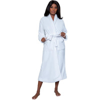 Be Wicked Womens Helena Full-Length Plush Robe, 2X-3X, White