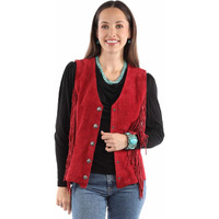 Scully Women's Fringe Suede Vest - L1126-27 US
