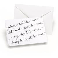 Hortense B. Hewitt Wedding Party Card, Plan With Me