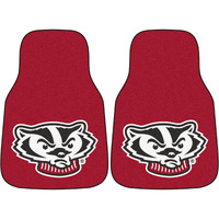 Fanmats Wisconsin Badgers Carpeted Car Mats