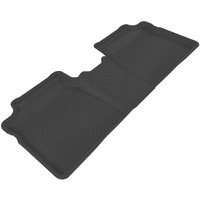 3D MAXpider 2010-2015 Toyota Prius Kagu 2nd Row Floormats - Black (L1TY04021509)