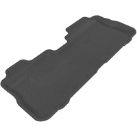 3D MAXpider L1CH01421509 Second Row Custom Fit All-Weather Floor Mat for Select Chevrolet Equinox/GMC Terrain Models - Kagu Rubber (Black)