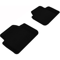 3D MAXpider Custom Fit Kagu Floor Mat (Black) for 2006-2011 BMW 3 Series / X3-2ND Row
