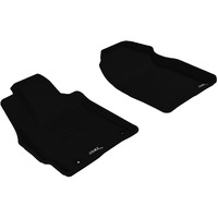 3D MAXpider Custom Fit Kagu Floor Mat (Black) for 2007-2012 Mazda CX-7-1ST Row