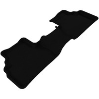 3D MAXpider Custom Fit KAGU Floor Mat (BLACK) for 2007-2012 MAZDA CX-7-2ND ROW