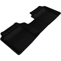 3D MAXpider Custom Fit Kagu Floor Mat (Black) Compatible with Hyundai Elantra Sedan 2011-2013 / Elantra Coupe 2013 - Second Row