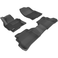 3D MAXpider Custom Fit Kagu Floor Mat (Black) Compatible with Mazda CX-5 2013-2016 - Full Set