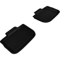 3D MAXpider Custom Fit KAGU Floor Mat (BLACK) Compatible with DODGE/CHRYSLER CHARGER/300 2011-2023 - Second Row