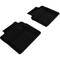 3D MAXpider 2011-2019 Infiniti Q70/M37 Kagu 2nd Row Floormats - Black (L1IN01521509)