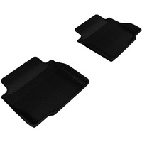 3D MAXpider 2006-2013 Chevrolet Impala/Impala Limited Kagu 2nd Row Floormats - Black (L1CH04321509)