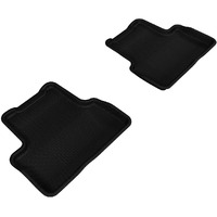 3D MAXpider Custom Fit Kagu Floor Mat (Black) for 2011-2016 Chevrolet Cruze/Cruze Limited - 2ND Row