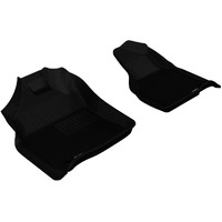 3D MAXpider Front Row Custom Fit All-Weather Floor Mat for Select Dodge Models - Kagu Rubber (Black)