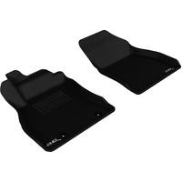 3D MAXpider Front Row Custom Fit All-Weather Floor Mat for Select Nissan Juke Models - Kagu Rubber (Black)