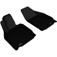 3D MAXpider Custom Fit Kagu Floor Mat (Black) Compatible with Porsche 912 Carrera/Turbo (No Bose) 2005-2008 - Front Row