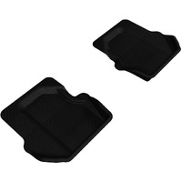 3D MAXpider Custom Fit Kagu All-Weather Floor Mats (Black) Compatible with Porsche 911 Carrera/Convertible/S/4/4S (997/997.2) 2005-2012 (W/O Bose Sound Option) - R2