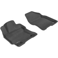 3D MAXpider Custom Fit Kagu Floor Mat (Black) Compatible with Toyota Prius 2004-2009 - Front Row