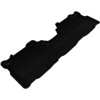 3D MAXpider Custom Fit Kagu Floor Mat (Black) Compatible with Toyota Prius V 2012-2017 - Second Row