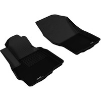 3D MAXpider Custom Fit Kagu Floor Mat (Black) Compatible with Mitsubishi Outlander Sport 2011-2022 - Front Row