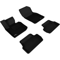 3D MAXpider Custom Fit Kagu Floor Mat (Black) Compatible with Mini Cooper/S/SE/JCW Hardtop 2-Door (F56) 2014-2024 - R1 R2