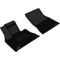3D MAXpider Custom Fit Kagu Floor Mat (Black) Compatible with BMW X5 (F15) 2014-2018 / X6 (F16) 2015-2019 - Front Row R1
