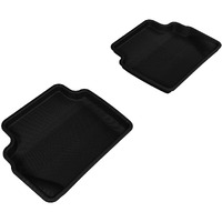 3D MAXpider Custom Fit Kagu Floor Mat (Black) for 2011-2019 Ford Fiesta - 2ND Row