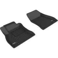 3D MAXpider Custom Fit Kagu Floor Mat (Black) for 2013-2019 Nissan SENTRA - 1ST Row