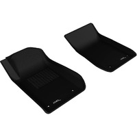 3D MAXpider Front Row Custom Fit All-Weather Floor Mat for Select Chevrolet SS Models - Kagu Rubber (Black)