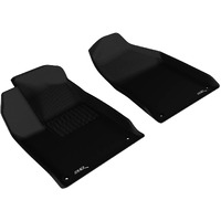 3D MAXpider Custom Fit Kagu Floor Mat (Black) Compatible with Chrysler 200 2015-2017 - Front Row
