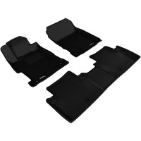 3D MAXpider Custom Fit Kagu Floor Mat (Black) for 2013-2022 Acura ILX - 1ST Row 2ND Row