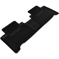 3D MAXpider Second Row Custom Fit All-Weather Floor Mat for Select Lexus NX/ NX Hybrid Models - Kagu Rubber (Black)