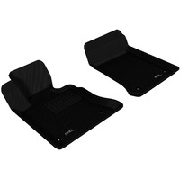 3D MAXpider Custom Fit Kagu Floor Mat (Black) Compatible with Mercedes-Benz GLK 350 (X204) 2013-2015 - Front Row