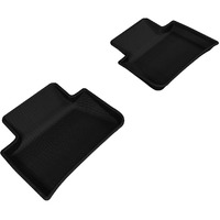 3D MAXpider Custom Fit Kagu Floor Mat (Black) Compatible with Porsche Macan (95B) 2015-2025 - Second Row