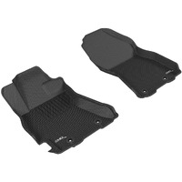 3D MAXpider Front Row Custom Fit Floor Mat for Select Subaru Legacy/Outback Models - Kagu Rubber (Black)