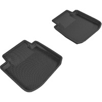 3D MAXpider Second Row Custom Fit Floor Mat for Select Subaru Legacy/Outback Models - Kagu Rubber (Black)