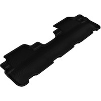 3D MAXpider L1TY16321509 Second Row Custom Fit All-Weather Floor Mat for Select Toyota Highlander Models - Kagu Rubber (Black)