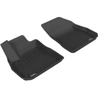 3D MAXpider Custom Fit Kagu Floor Mat (Black) Compatible with Chevrolet Malibu 2016-2025 - Front Row