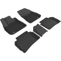 3D MAXpider Custom Fit Kagu Floor Mat (Black) Compatible with Chevrolet Malibu 2016-2025 - R1 R2