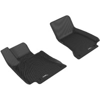 3D MAXpider Kagu Floor Mat (Black) Compatible with Mercedes-Benz Sedan/Wagon (W213/S213) 2017-2023/E43 Sedan (W213) 2017-2018/E53 Sedan/CLS 4DR Cpe (C257) 2019-2023/CLS53 4DR CPE 2019-2022 - Front Row