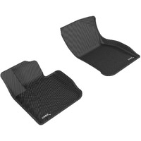 3D MAXpider Custom Fit Kagu Floor Mat (Black) Compatible with Mini Cooper/S/JCW Hardtop 4-Door 2014-2023 - Front Row