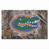 FANMATS 19211 Florida Gators Rubber Scraper Door Mat, Camo Color