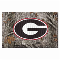 FANMATS 19213 Georgia Bulldogs Rubber Scraper Door Mat, Camo Color