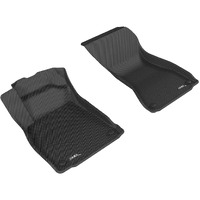3D MAXpider Custom Fit Kagu Floor Mat (Black) for Audi A4/A4 Allroad 2017-2025,S4 2018-2025,A5/S5 Sportback 2018-2025,RS 5 Sportback 2019-2025-2nd Row