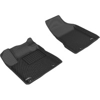 3D MAXpider Custom Fit Kagu Floor Mat (Black) Compatible with Nissan Murano 2015-2023 - Front Row