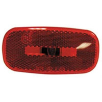 Peterson Mfg V254915R Turn Signal-Parking-Side Marker Light Lens44; Red