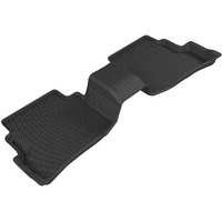 3D MAXpider Custom Fit KAGU Floor Mat (BLACK) Compatible with MAZDA CX-9 2016-2023 - Second Row