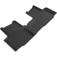 3D MAXpider Second Row Custom Fit All-Weather Floor Mat for Select Chevrolet Cruze Models - Kagu Rubber (Black)