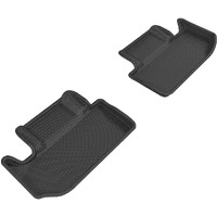 3D MAXpider Custom Fit Kagu Floor Mat (Black) Compatible with Dodge Challenger 2011-2023 - Second Row