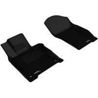 3D MAXpider Custom Fit Kagu All-Weather Floor Mat (Black) Compatible with Infiniti Q50 2014-2017 - R1